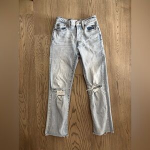 Levi’s Wedgie Straight Light Wash Jeans 26